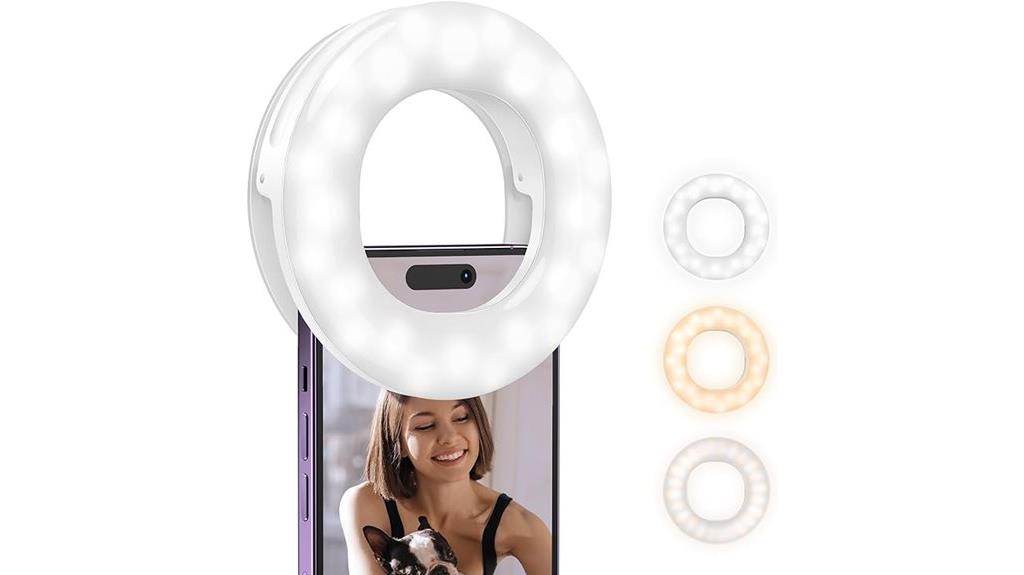 phone selfie ring light