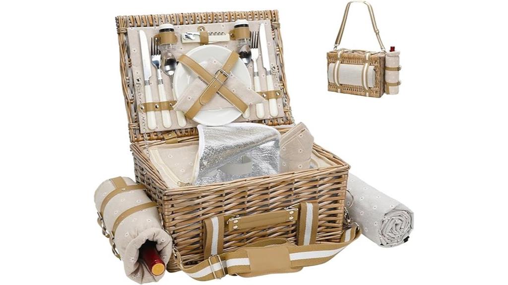 picnic basket for two