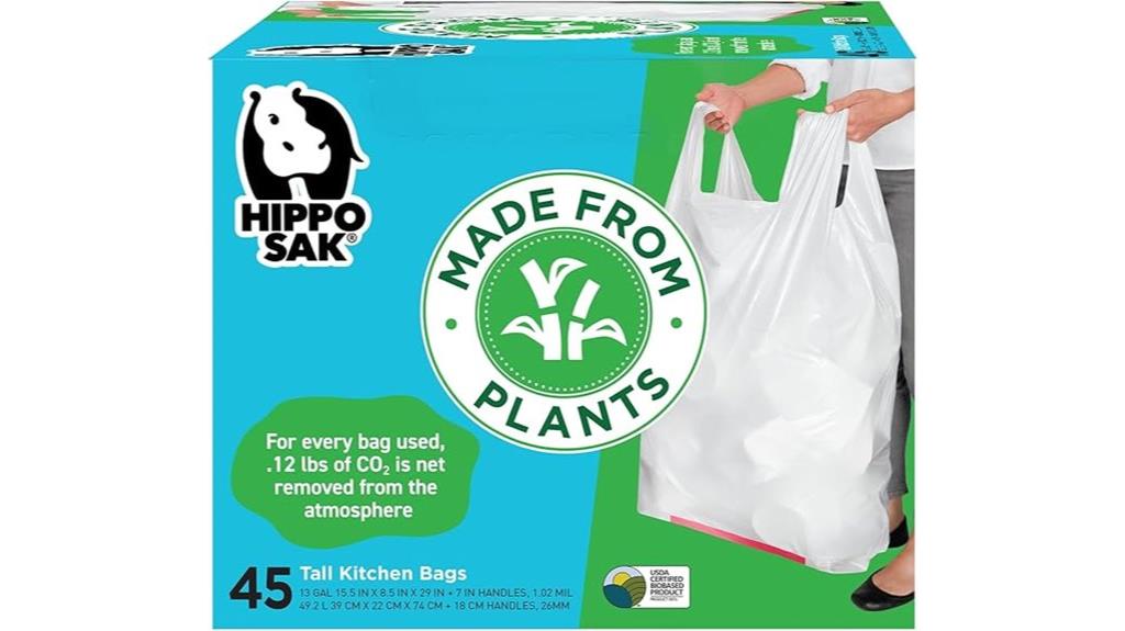 plant based tall trash bags