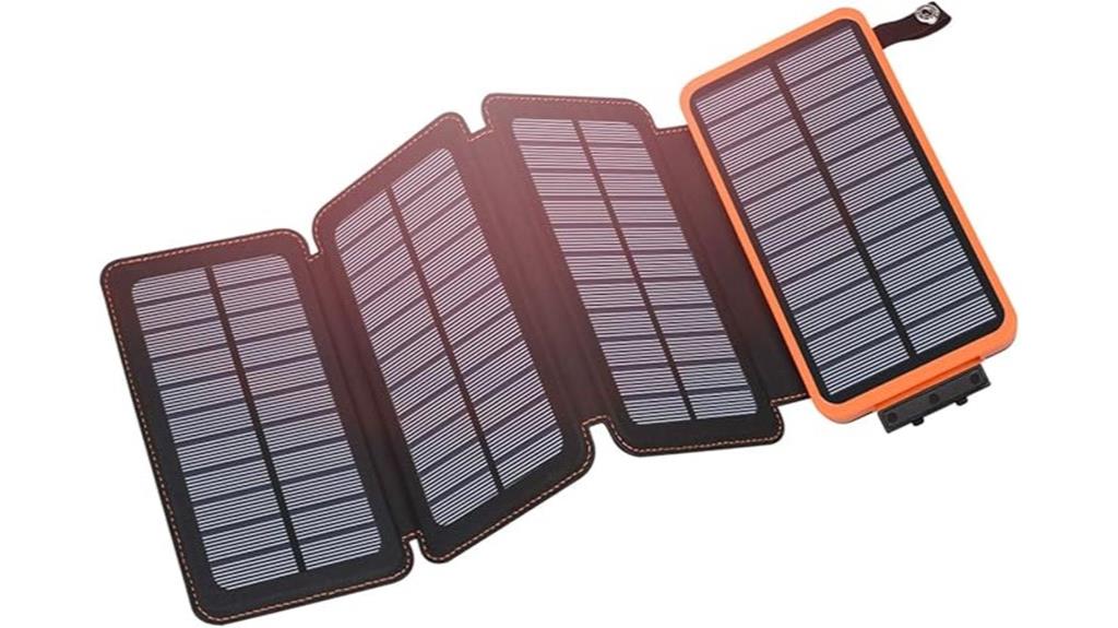 portable 25000mah solar charger