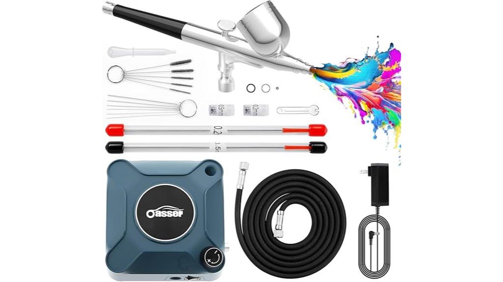 portable airbrush spray set