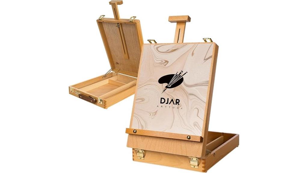 portable artist s wooden stand