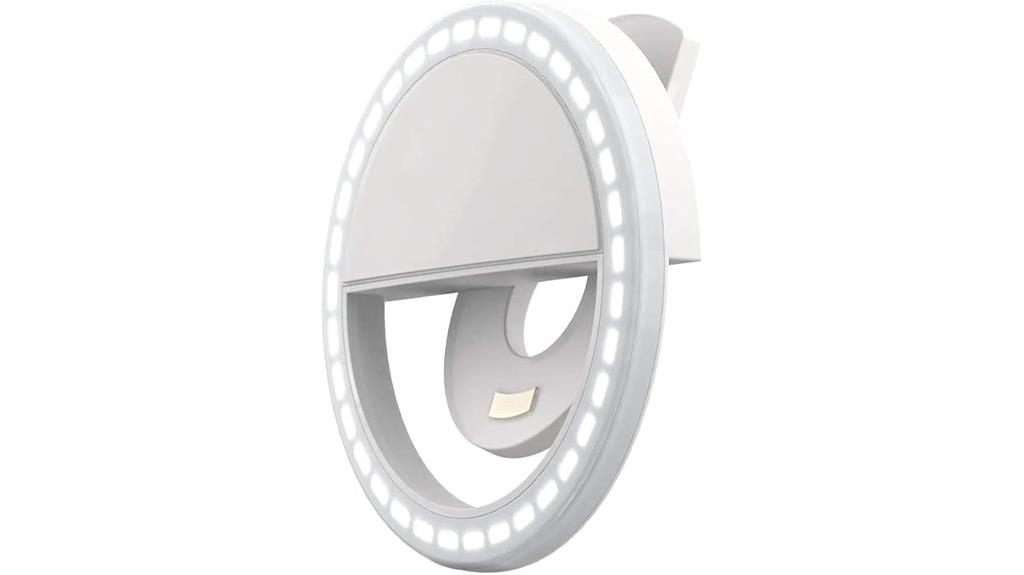 portable clip on selfie light