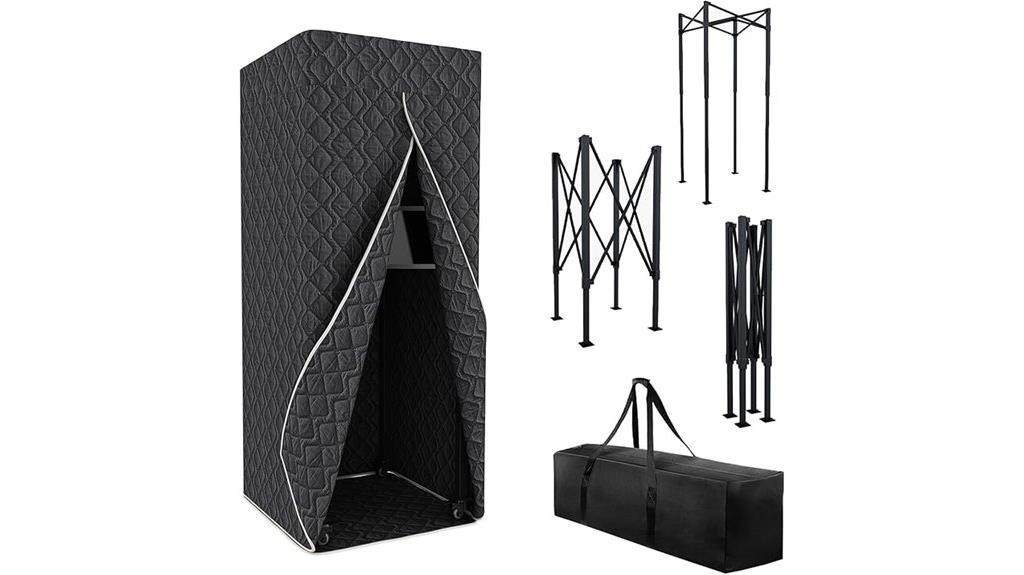 portable foldable vocal booth