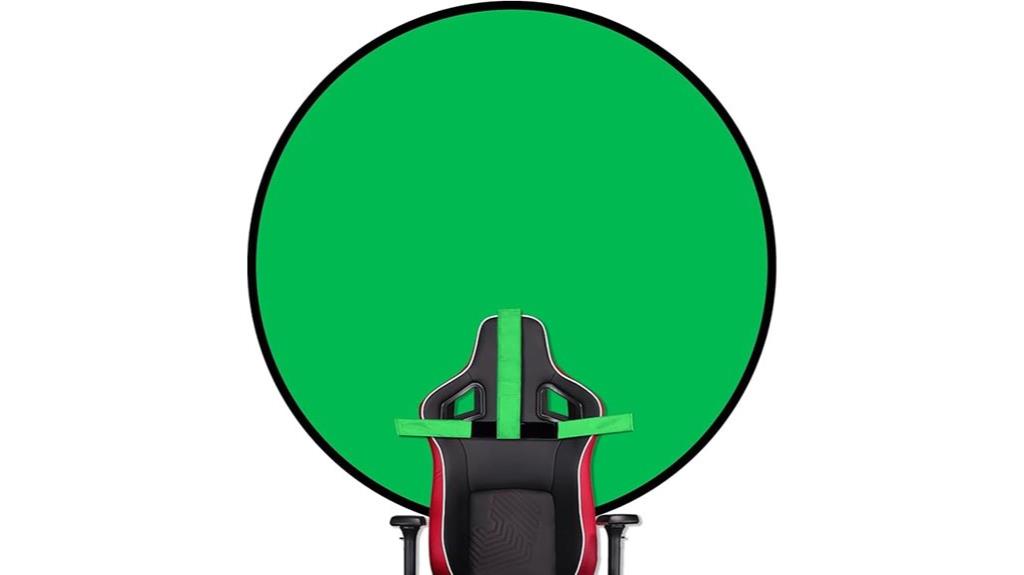 portable green screen chair