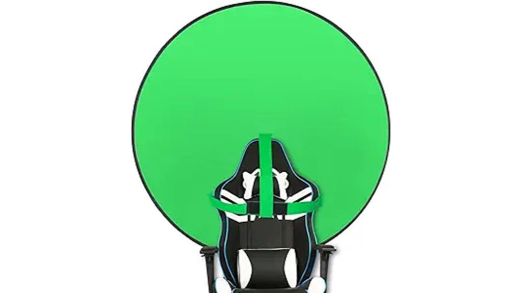 portable green screen setup