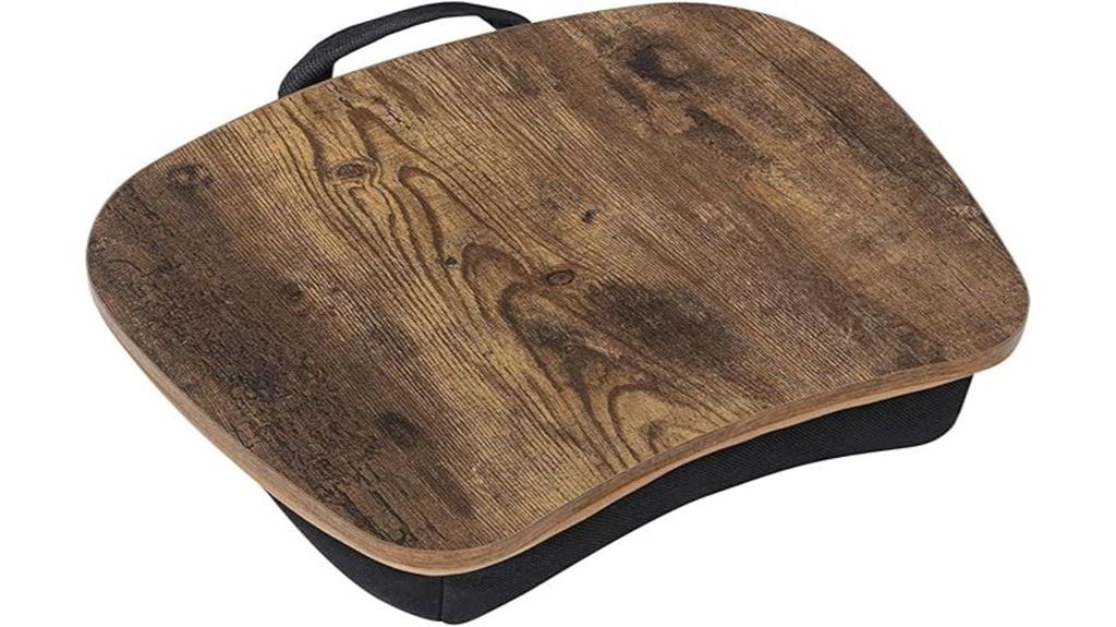 portable lap desk with cushion