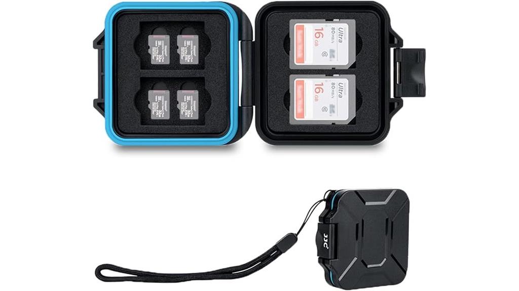 portable sd card organizer