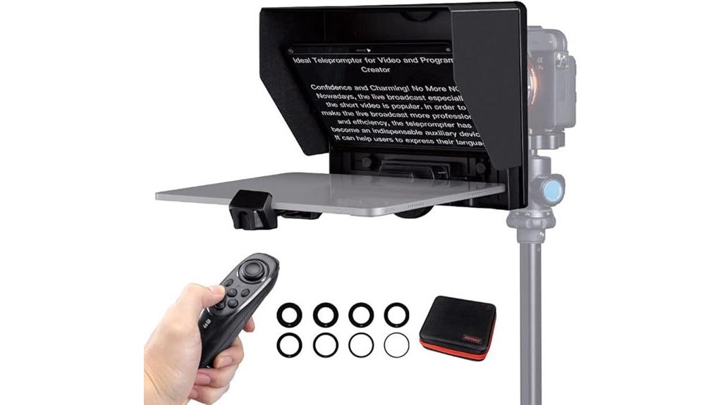 portable smartphone teleprompter