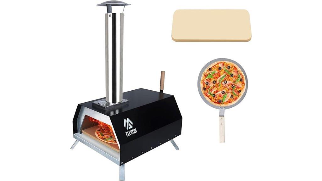 portable stainless steel pizza oven
