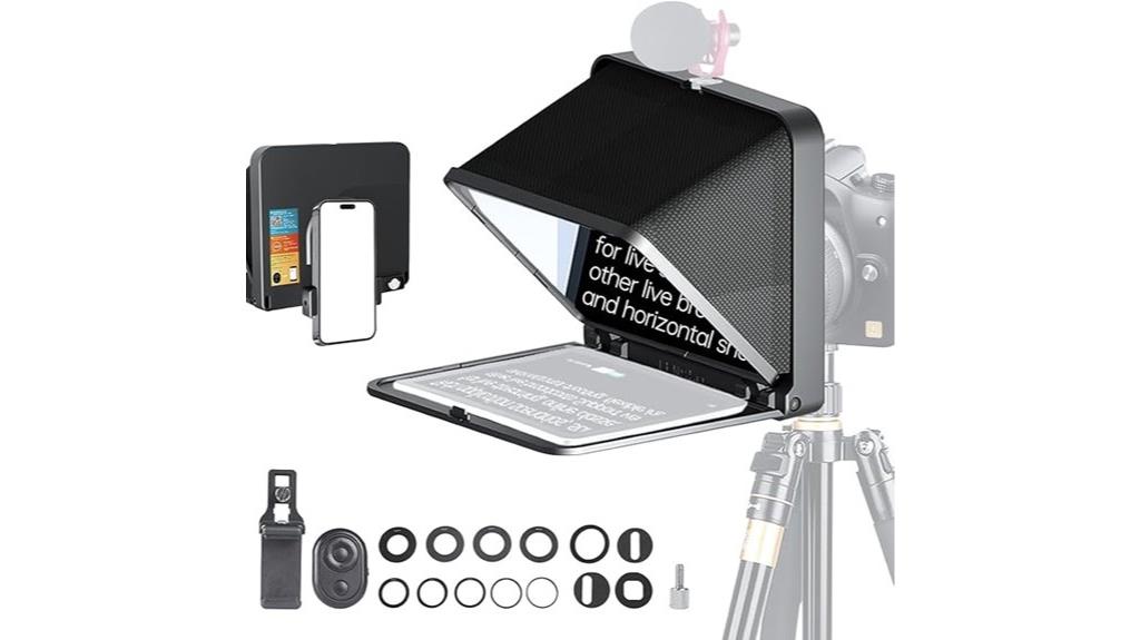 portable teleprompter for devices