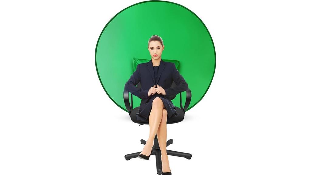 portable video conference backdrop