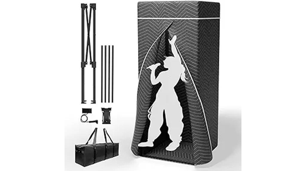 portable voice recording booth