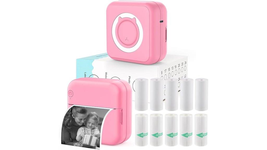 portable wireless thermal printer