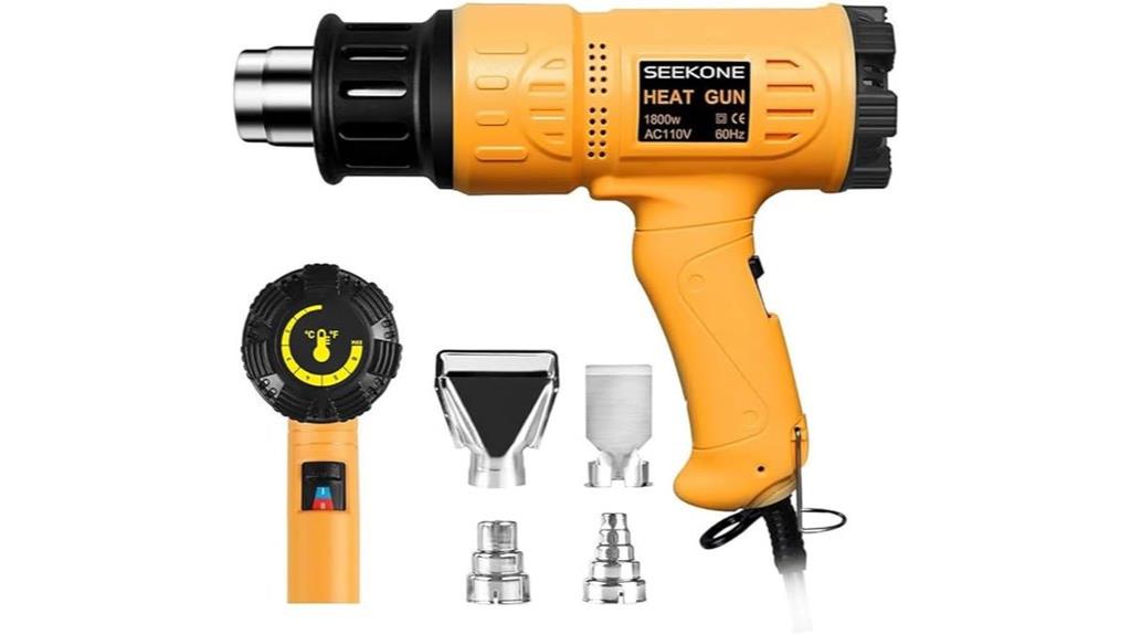 powerful heat gun adjustable