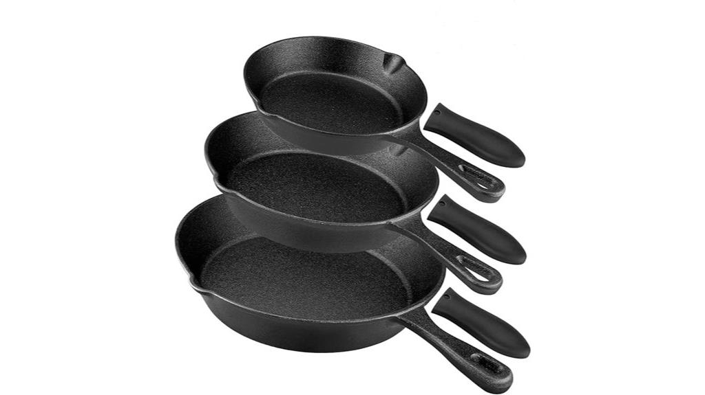 pre seasoned cast iron set