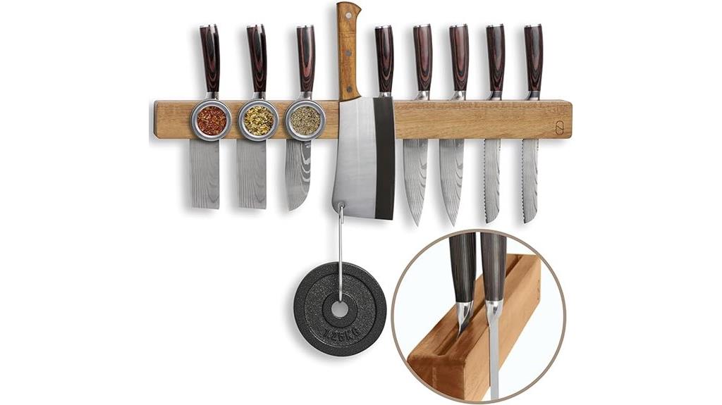 premium magnetic knife wall mount