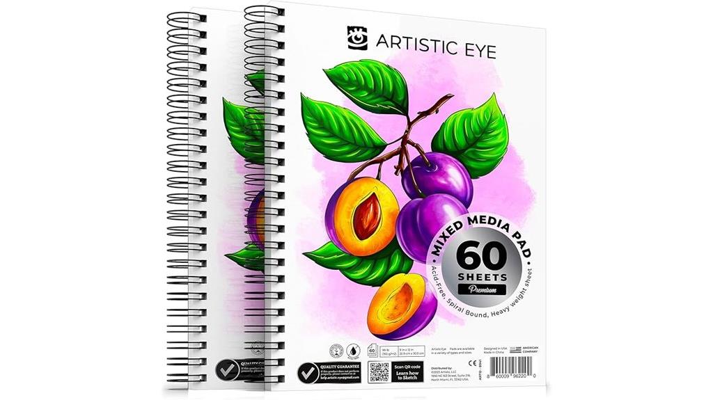 premium mixed media sketchbooks