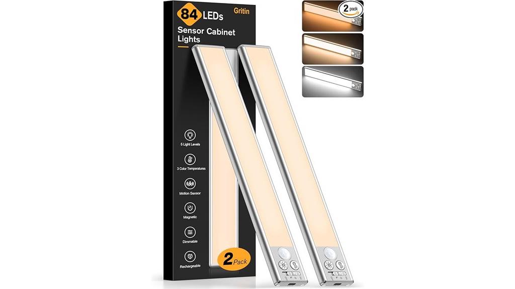 rechargeable 10 2 inch under cabinet lights