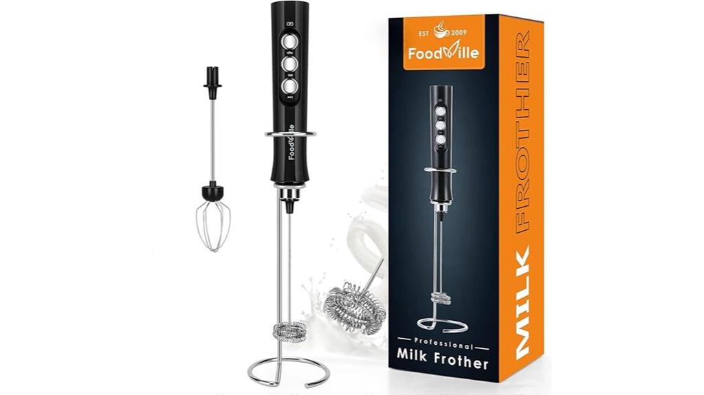 rechargeable milk frother