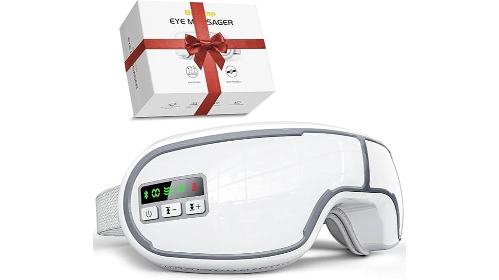 relaxing heat eye massage