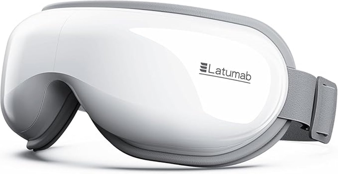 relaxing heated eye massager