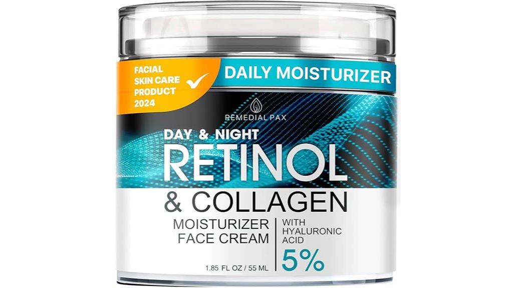 retinol collagen hyaluronic moisturizer