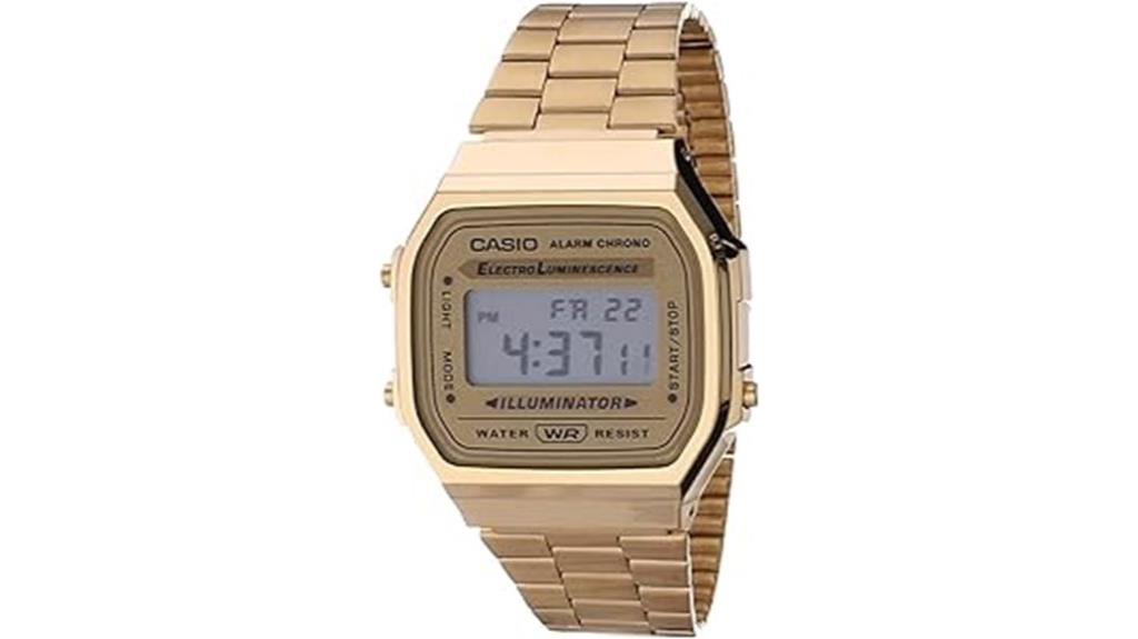retro digital wristwatch
