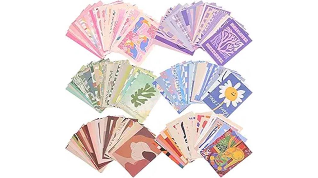 retro pastel abstract scrapbooking