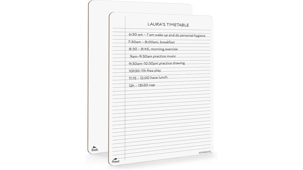reusable 9x12 dry erase notebook