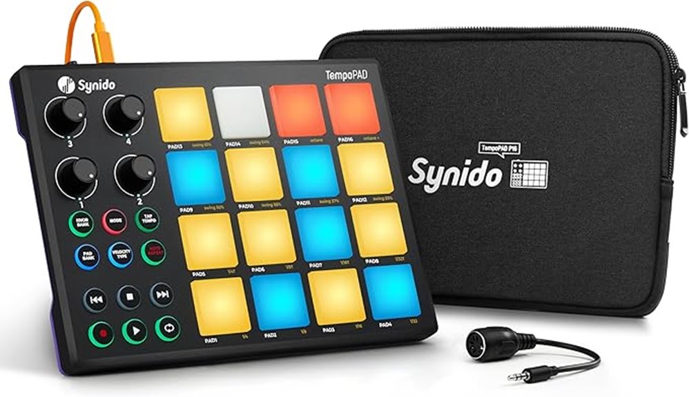 rgb backlit drum pads