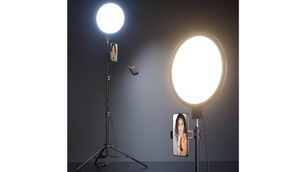 ring light with tripod