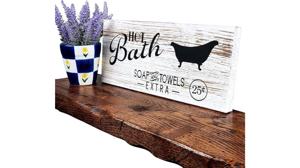 rustic reclaimed wood shelves