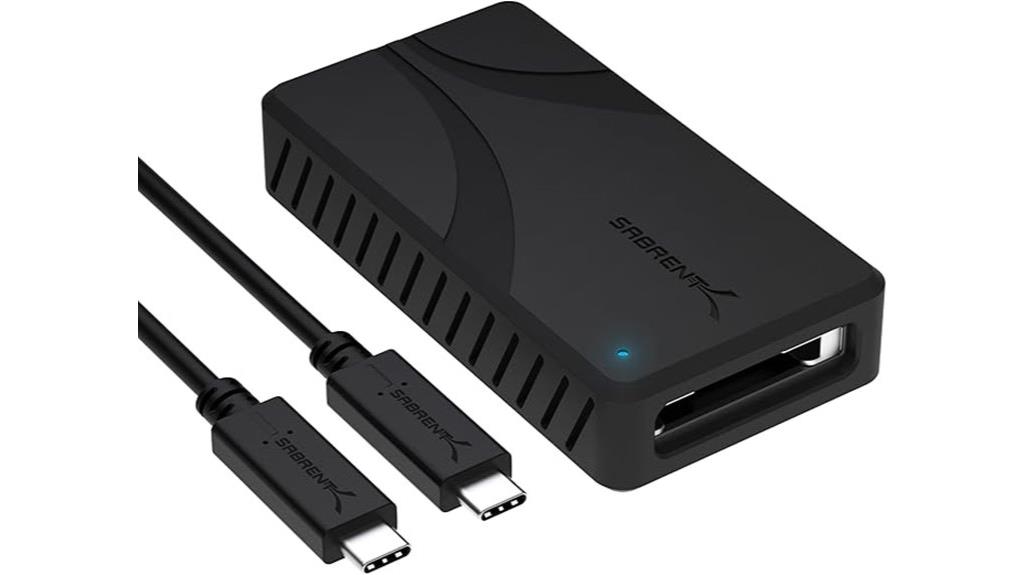 sabrent usb4 cfexpress cardreader