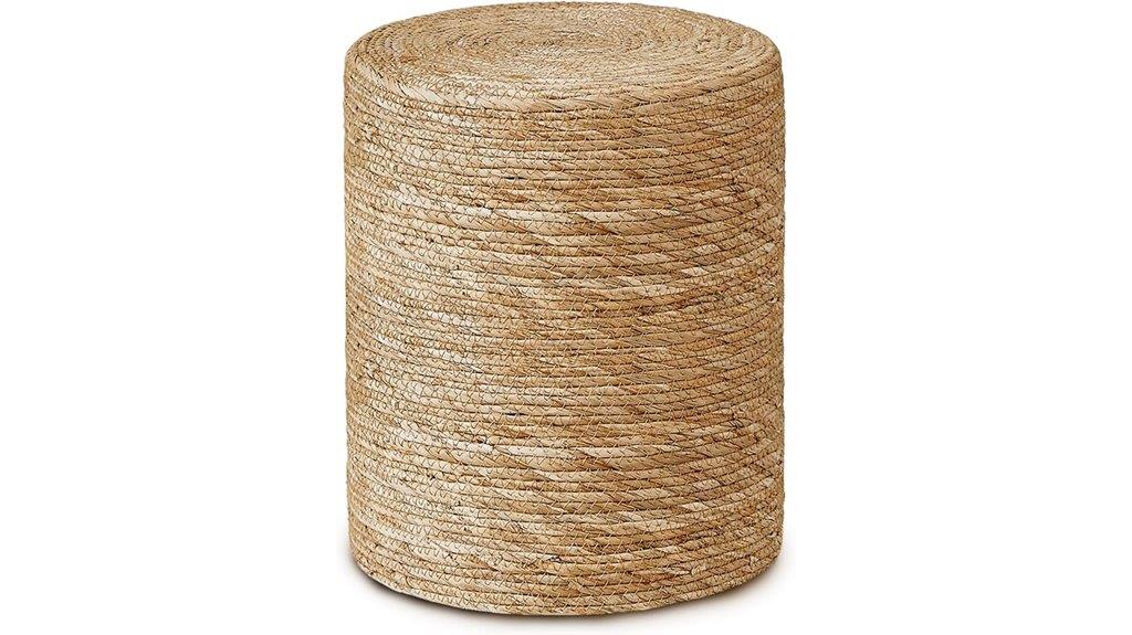 seagrass ottoman home decor