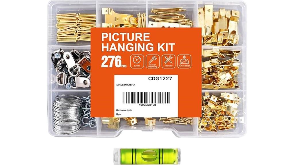 set of 276 hanging hardware