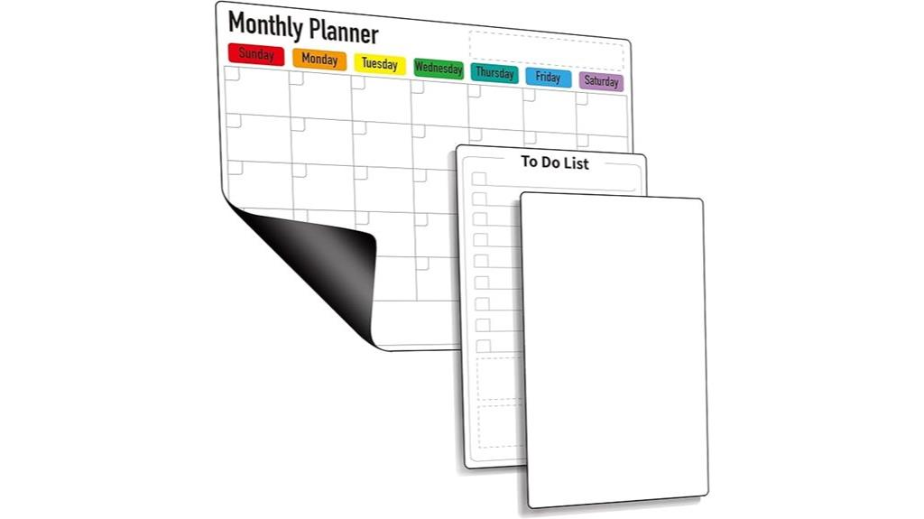 set of 3 magnetic calendars