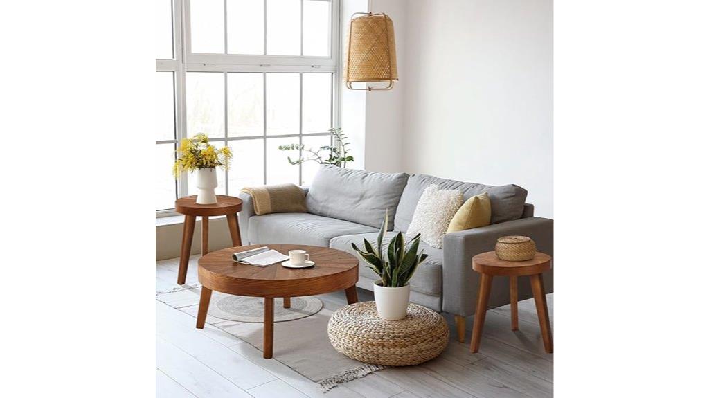 set of three farmhouse tables