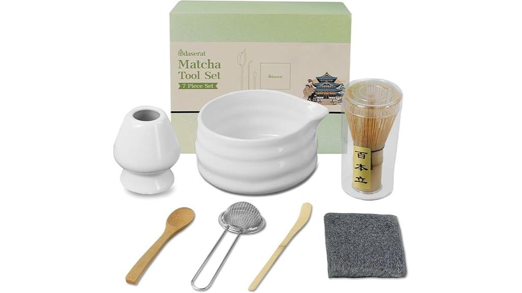 seven piece matcha whisk set