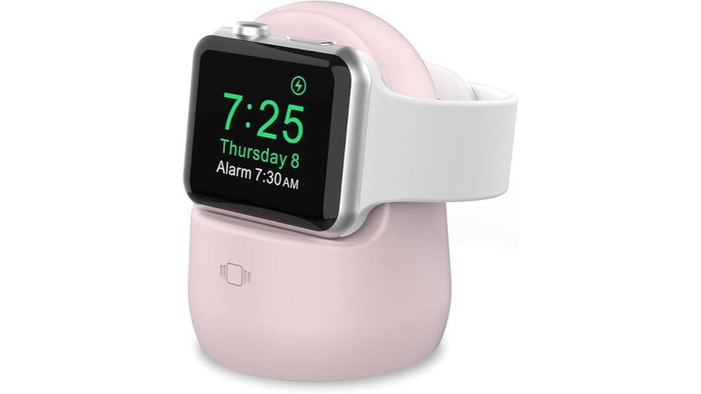 silicone apple watch stand
