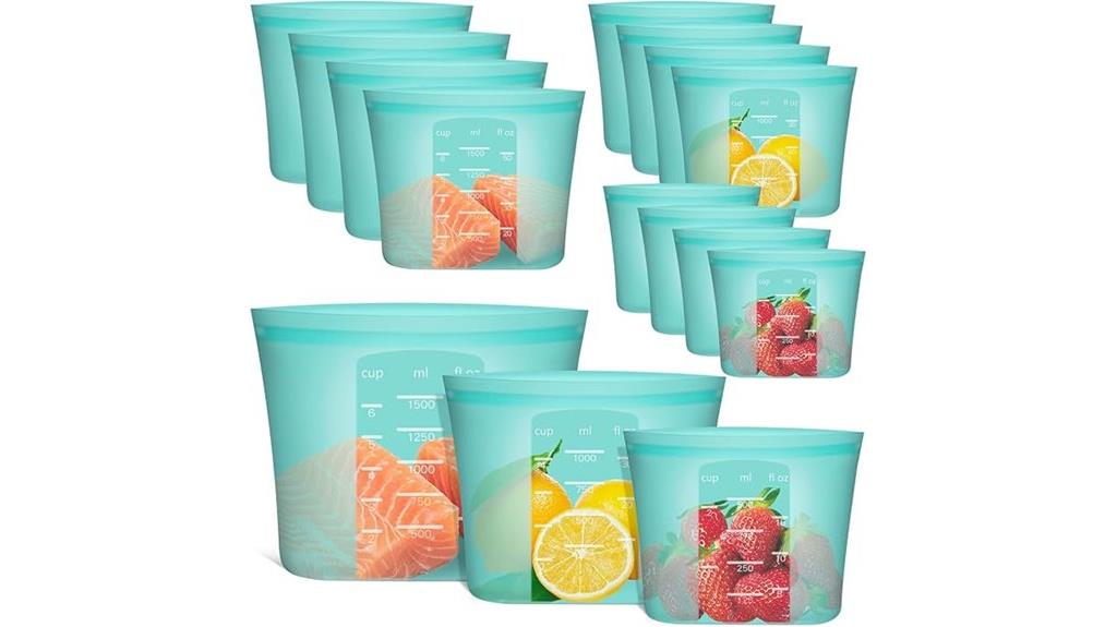 silicone aqua food storage