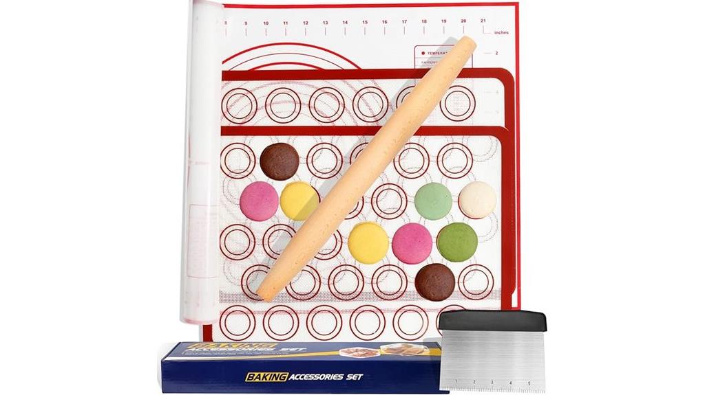 silicone baking mat set