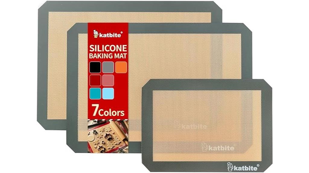 silicone baking mat set
