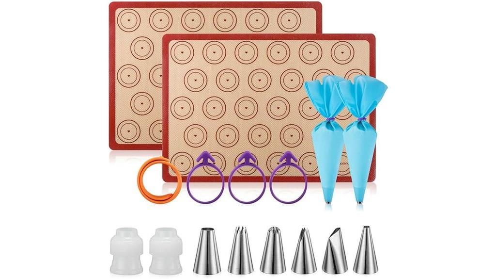 silicone baking mats set