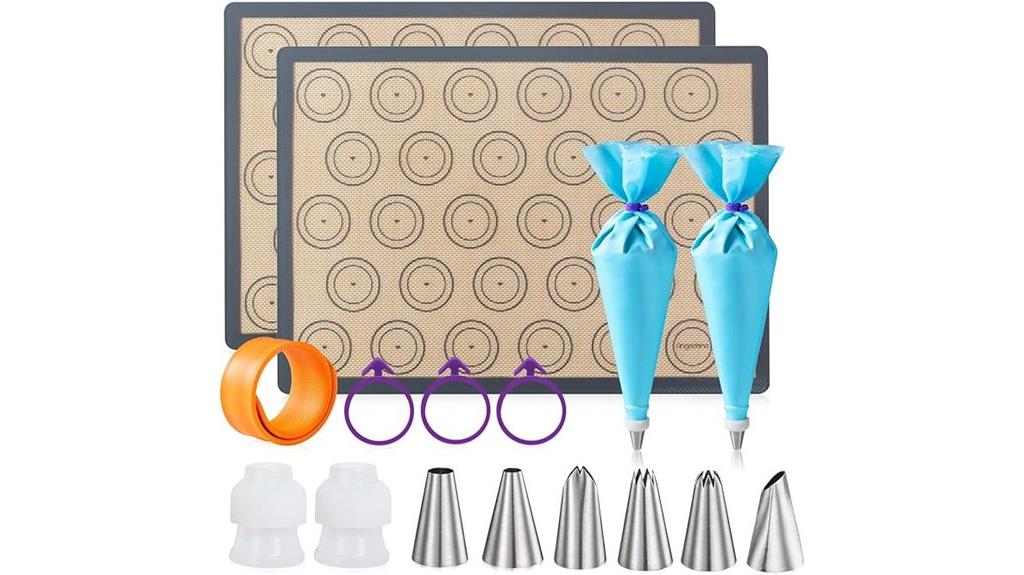 silicone baking mats set