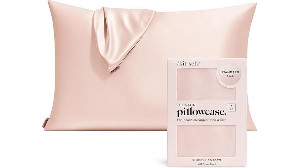 silky zippered hair pillowcase