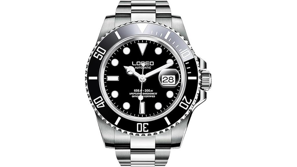 silver stainless steel watch