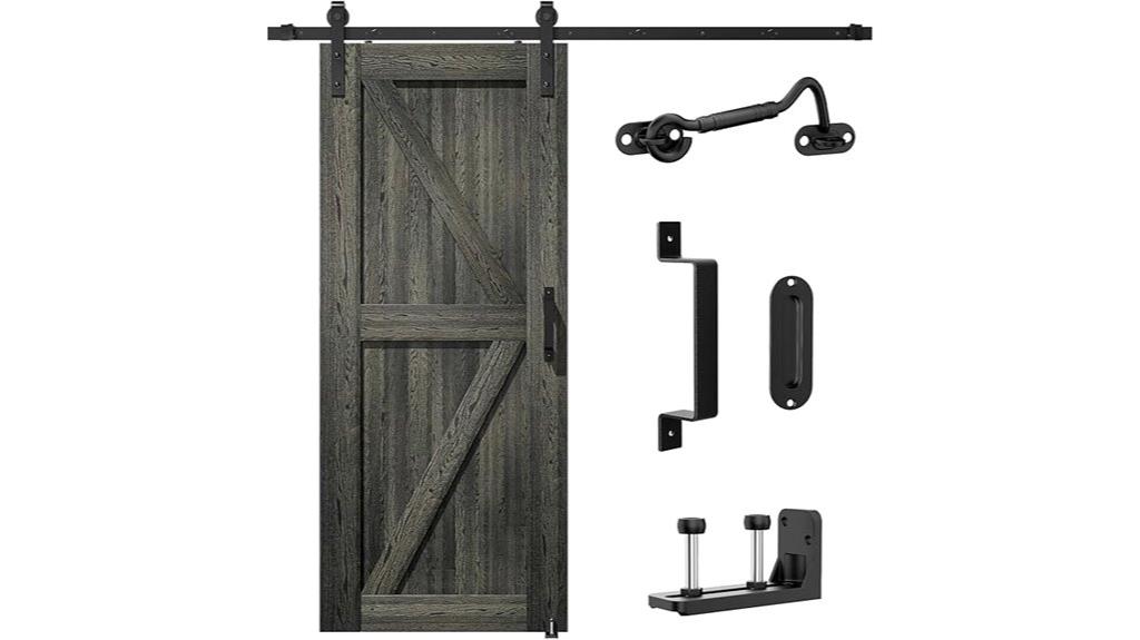 six foot barn door hardware