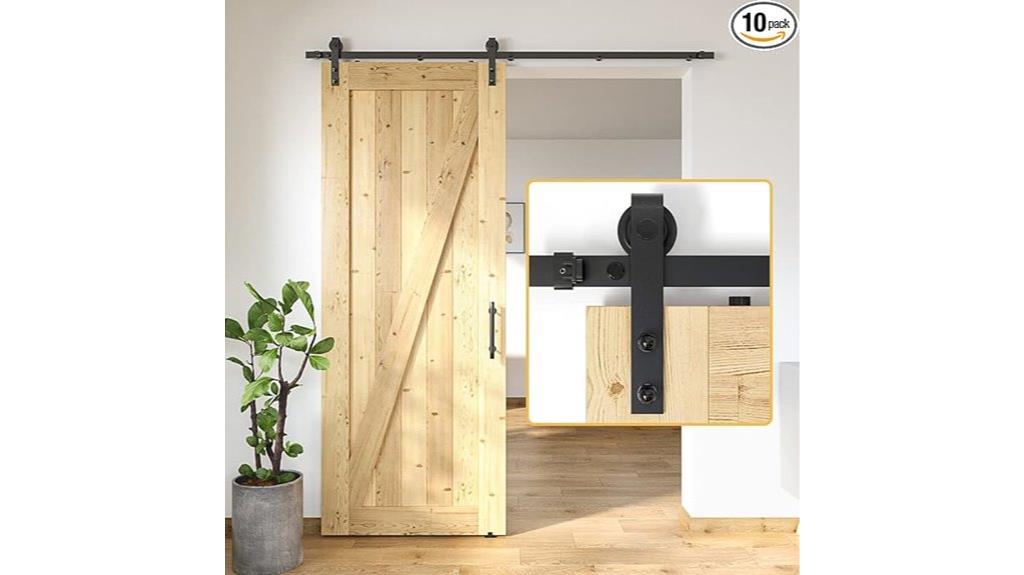 six foot barn door kit