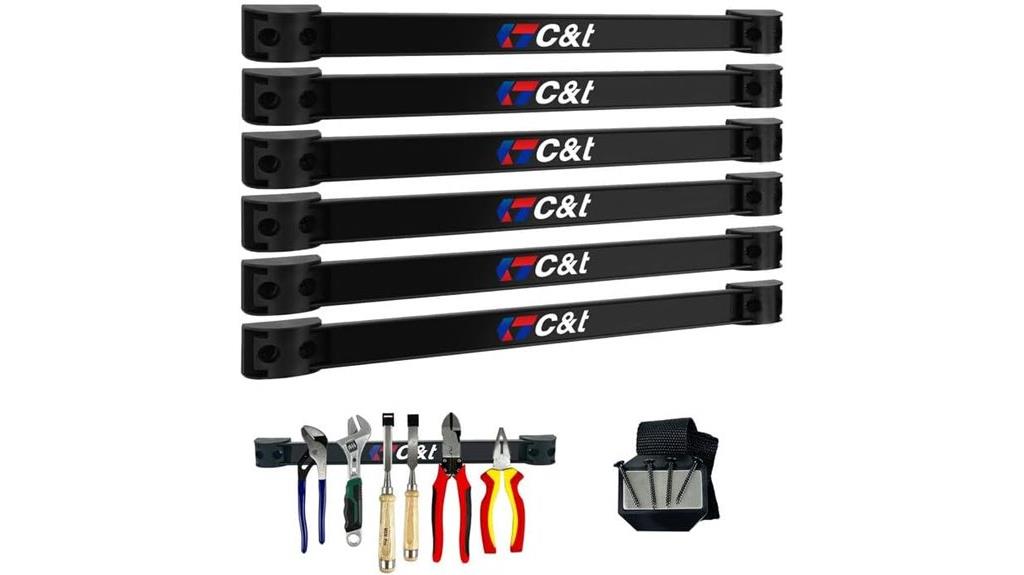 six magnetic tool bars